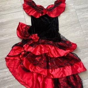 Sugar skull or flamenco halloween costume